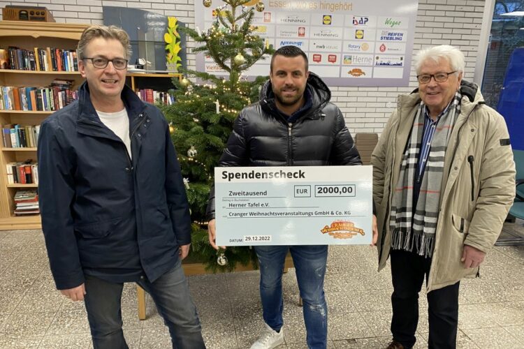 Cranger Weihnachtszauber verzaubert: 2.000 EUR für die Herner Tafel