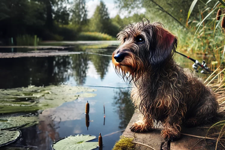 Symbolbild; Dackel am Fischteich