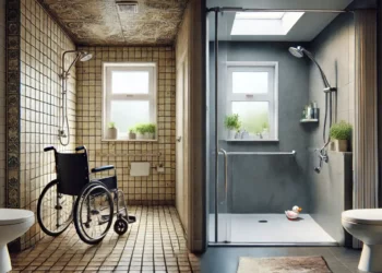 Badsanierung vorher / nachher