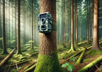 Symbolbild; Wildkamera im Wald