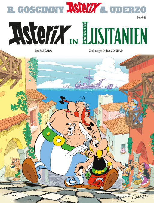 Cover 41. Asterix-Albums „Asterix in Lusitanien“: 23.10.2025