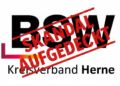 Logo vom BSW Kreisverband in Herne mit dem Schriftzug "SKANDAL AUFGEDECKT" darüber.