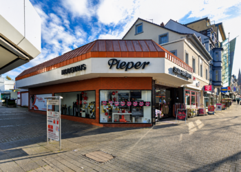 Stadt-Parfümerie Pieper in Herne auf der Bahnhofstraße.