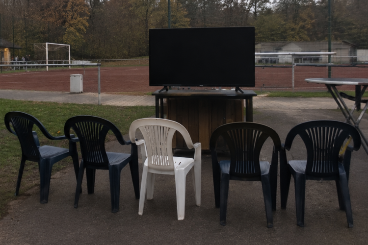 Wegen der Stadtverwaltung Herne, kommt es wohl zu leeren Stühle beim Publik Viewing auf dem Platz vom FC Marokko Herne.