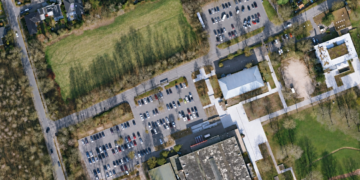 Luftbild vom Revierpark Gysenberg in Herne.